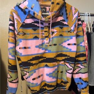 Billabong Multicolor Patterned Women's Sweater/hoodie